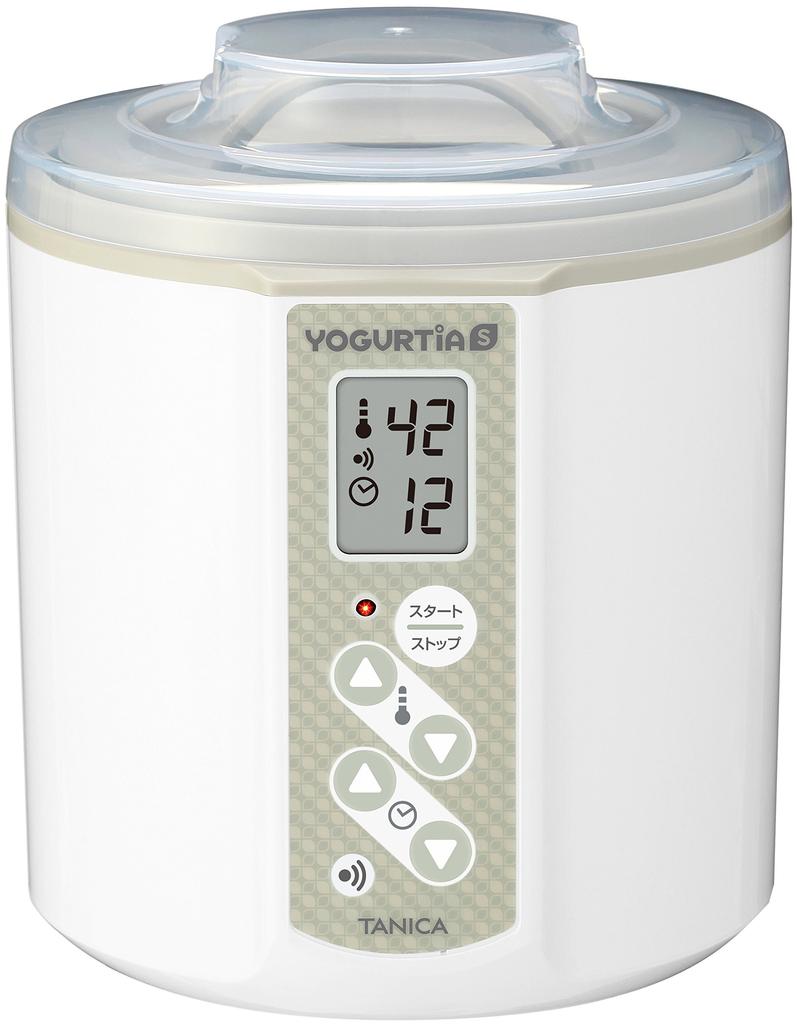 Tanica Electric Yogurt Maker, Yogurtia S, 1200ml, YS-01 (White), with Temperature Control (25-70°C), Timer, and Buzzer