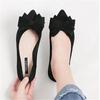 Fashion Women's Pointed Toe Flats Bow Large Size Women Shoes Women Comfort Loafers Shoes Fashion Simple Mary Jane Shoes