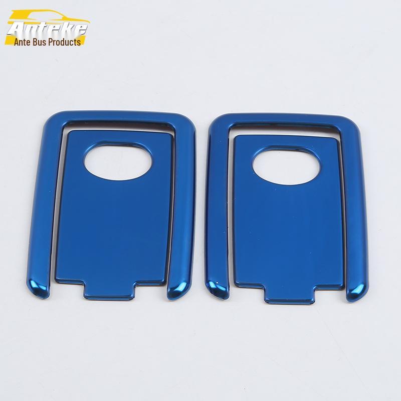 Jetour X70 Rücksitzlehnenverstellrahmen, dekorativer Sitzknopf Paillettenaufkleber für 18 Modelle.