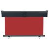 VidaXL Auvent latéral de balcon 120x250 cm Rouge