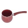 Single Handle Coffee Warmer Boiling Pot Mini Milk Pan Aluminum Alloy Non Stick Anti Scalding for Cooking