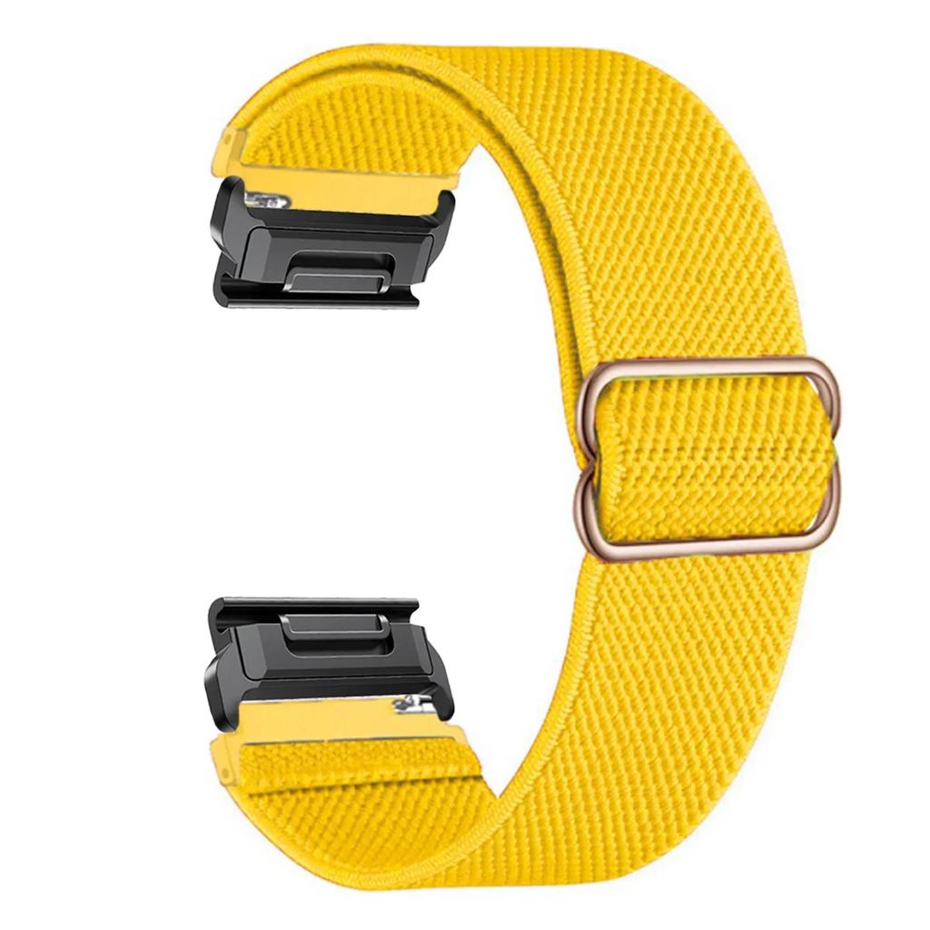 26mm 22mm Nylon Strap For Garmin Fenix 5 Plus 6X 7x Pro Band Watch Elastic Wristband Bracelet Fenix 6 5 Pro Venu2 Forerunner 945