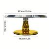 12Inch Cake Stand Turntable Baking Tools 360° Rotating Aluminum Alloy Tray Birthday Cake Baking Decoration Kitchen Accessories