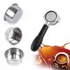 Coffee Filter Basket Non Pressurized 51mm Compatible with For Breville For Krups Espresso Stainless Steel Material