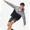 Li-Ning Einfarbiger Windbreaker mit Kapuze und halbem Reißverschluss, Langarm, Herren Oberbekleidung AFDT545-3