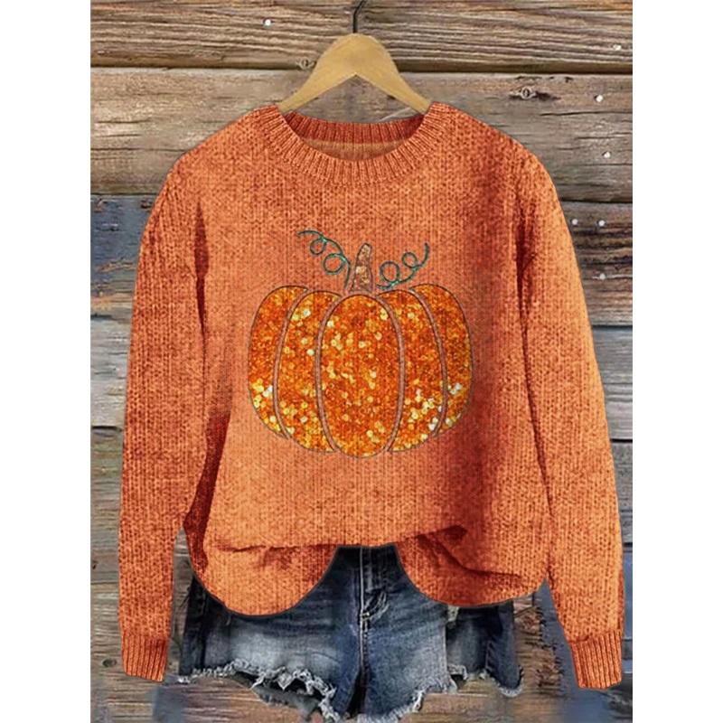 Sudadera con Estampado Gráfico 3D para Mujer, Halloween, Cuello Redondo, Manga Larga, Holgada, para Fiesta Navideña, Uso Diario Casual