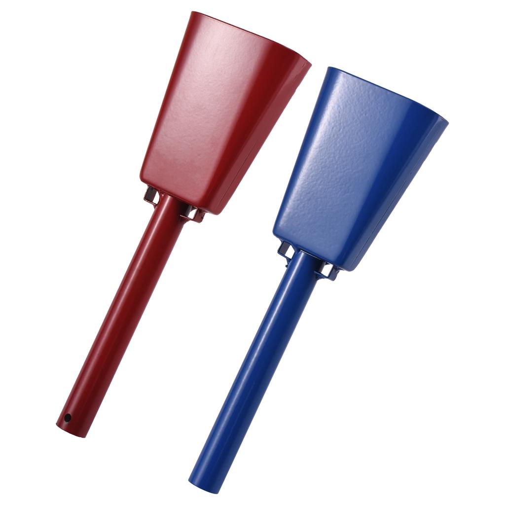 2 Pack Cowbell with Handle Noise Makers for Sporting Football Games Ranch Sports Events Party Concert 10 Inch Cow Bell
