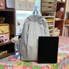 Large Capacity Women's Backpack Striped Student Schoolbag