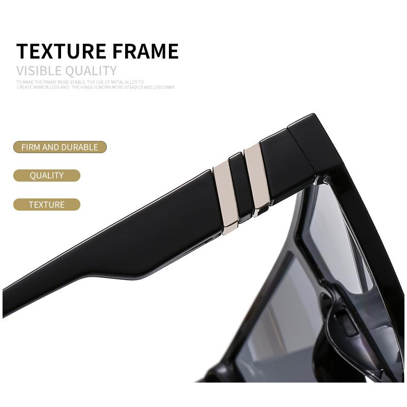 Mote Menn Kvinner Utendørs Polariserte Solbriller Kjøring Sport Solbriller UV400 Oversized Innfatning Goggles Sykkelbriller For Menn