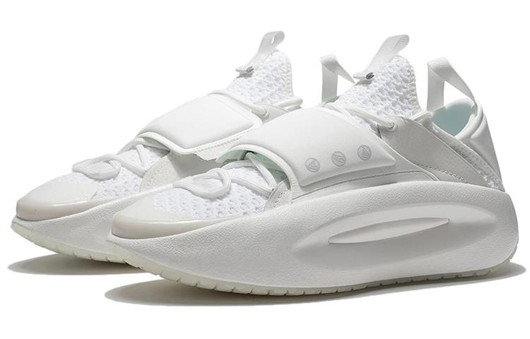 Li Ning Yun You C4D Cushioning Slip Resistant Abrasion Resistant Low top Sports Casual Shoes Men's Ecru AZGS047-1