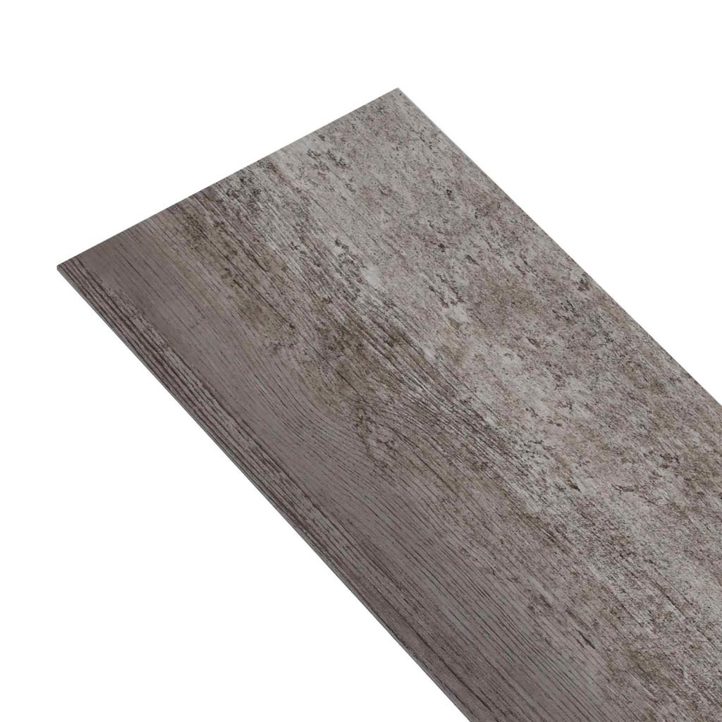 Floor Planks 18 Pcs Brown 5.26 M² PVC