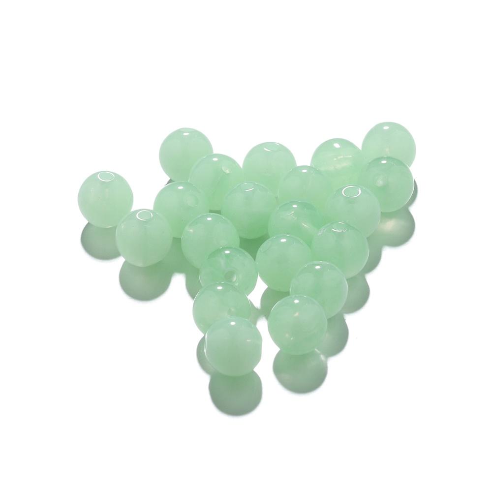 100-200Pcs Colorful Round Imitation Natural Stone Bead Loose Spacer Bead For DIY Necklace Bracelet Jewelry Making Supplies