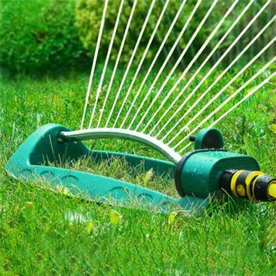 Lawn Sprinkler 15 Holes Design 4 Modes Adjustable Leak Resistant Simple Installation Garden Yard Water Sprinkler
