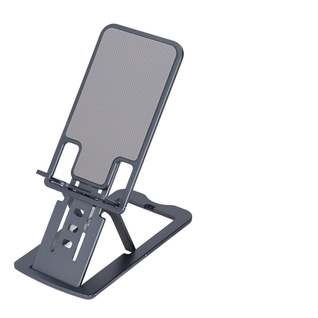 Phone Stand Foldable Portable Ergonomic 7 Angle Adjustments Bottom Silicone Aluminum Alloy Tablet Holder