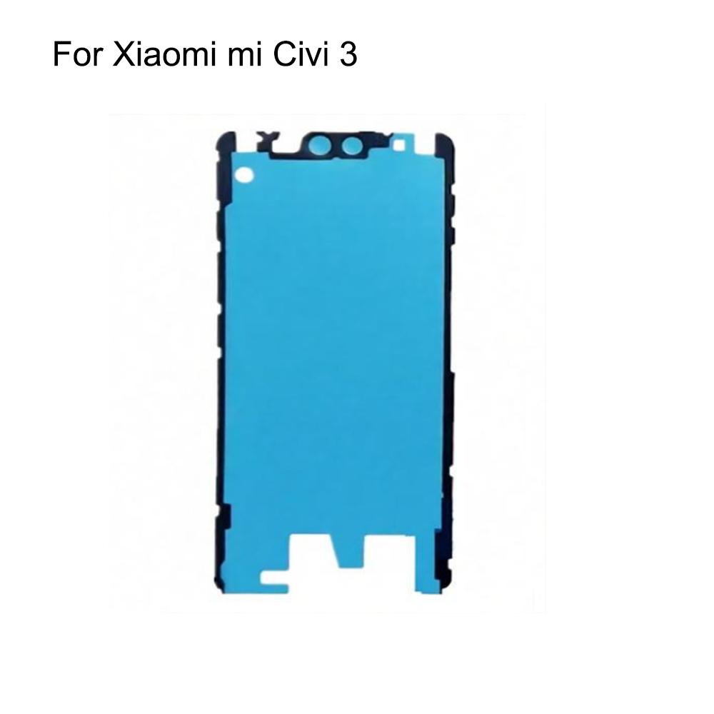2PCS For Xiaomi Mi Civi 4 Front LCD Display Frame Bezel Waterproof Seal Tape Glue Adhesive Sticker 3M Screen Xiao Mi Civi 2 3