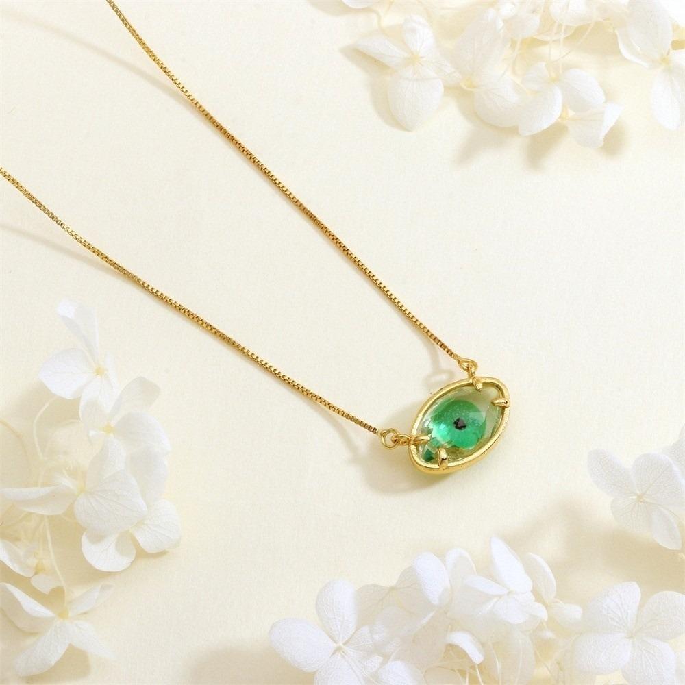 Schmuck Augen Schlüsselbein Kette Verstellbar Glas Pullover Kette Coole Dämonen Augen Halskette Mädchen