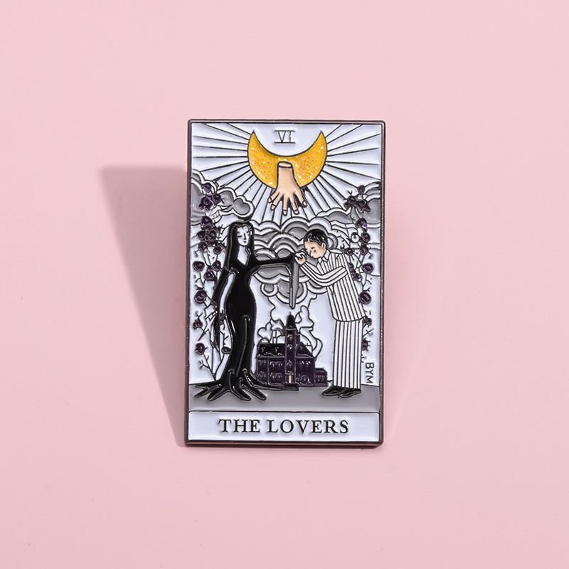 Style Geometric Chic Brooch Colorful Cartoon Pin Ideal For Creative Bag Accessories