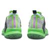 Li Ning Wade Fission 7 Basketball Shoes Men's Mid top Microcrystalline Gray/Fluorescent Neon Green/Ebony Black ABPR025-1