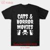 Cats And Horror Movies Made In Australia T Shirt S 5xl Vintage Designer Clothes Breathable Stylish Stretched Versatile