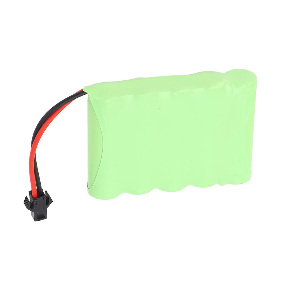 6.0V 2400mAh Lithium Battery with SM 2P Plug Replacement RC Rechargeable Lithium Battery for RC Cars Trucks