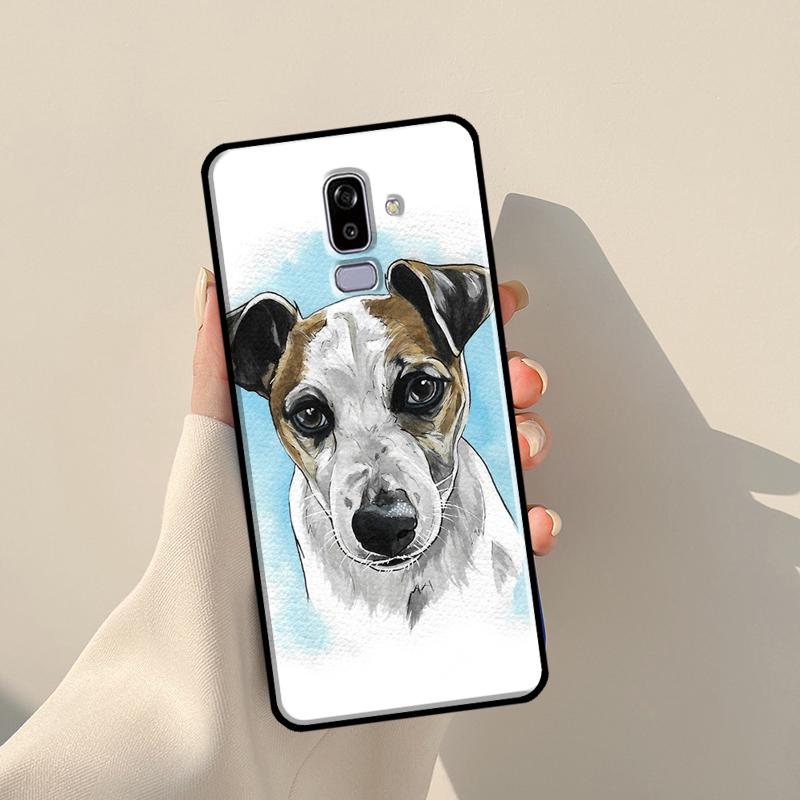 Housse Chien Jack Russell Terrier Pour Samsung Galaxy J4 J6 Plus 2018 A6 A7 A8 A9 J8 J1 2016 A3 A5 J3 J7 J5 2017 Étui