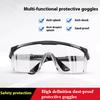Riding Windproof Goggles, High-definition Protective Glasses, Retractable Frame Glasses, Dust and Splash Protection