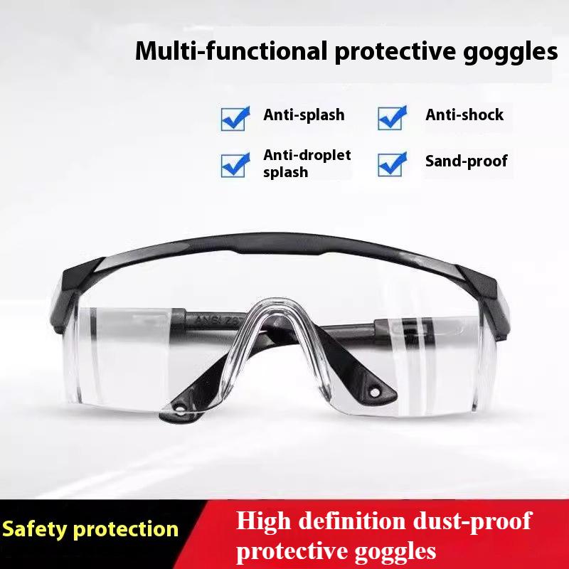Riding Windproof Goggles, High-definition Protective Glasses, Retractable Frame Glasses, Dust and Splash Protection