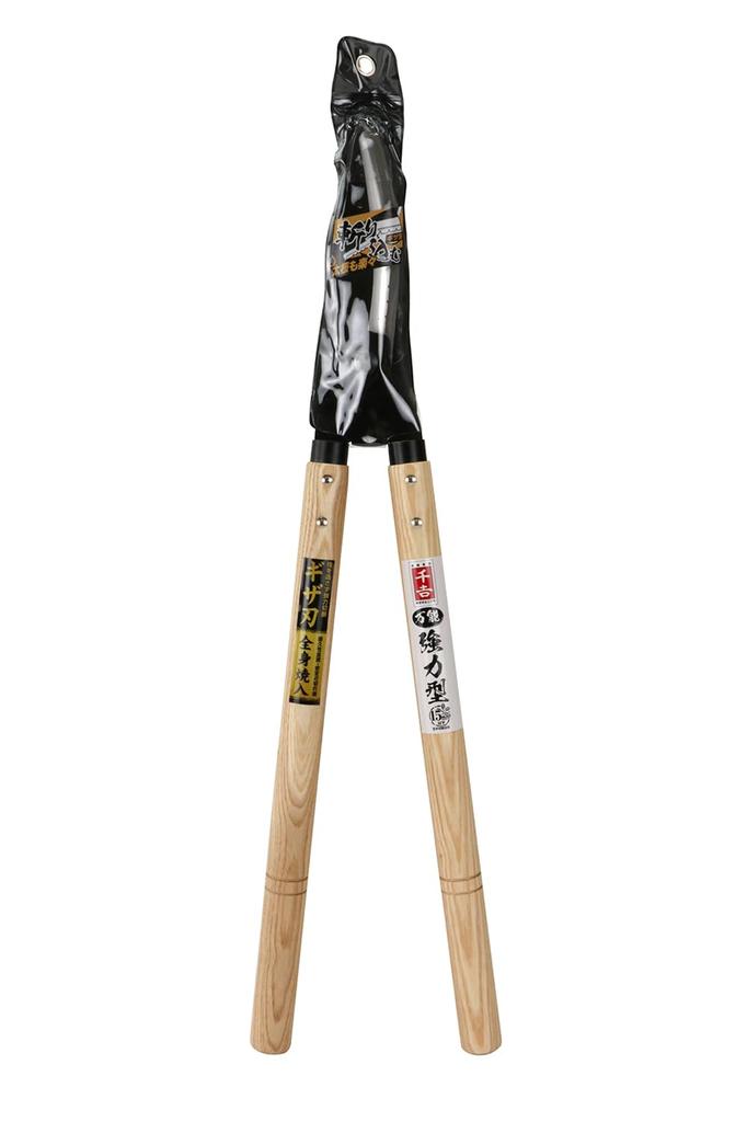 Senkichi Wooden Handle Pruning Heavy Blade Length Cutting Capacity Shears, Multi-Purpose, Duty, Serrated, 150mm, Approx. 15mm, SGL-45