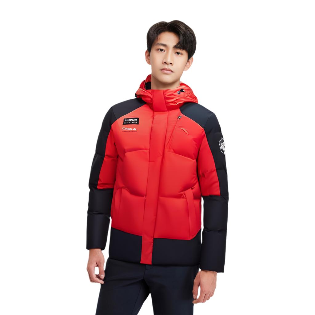 Anta Down Jacket Men's Classic Red/Basic Black 152447926N-4