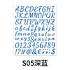 1 Inch Handwritten Alphabet Number Stickers Waterproof Vinyl Self Adhesive for DIY Journaling Scrapbooking Wholesale