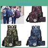 Stylish And Waterproof Canvas Backpack Set With Usb Charging For Men And Women