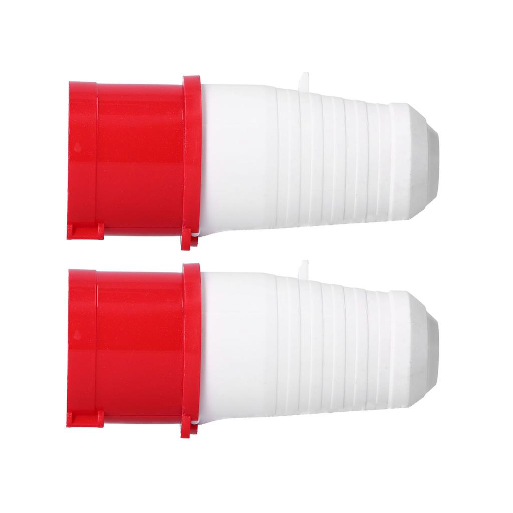 2Pcs 4 Pin Industrial Plug 3 Phase Circular Waterproof Connector 3P+E IP44 380V415V 16A