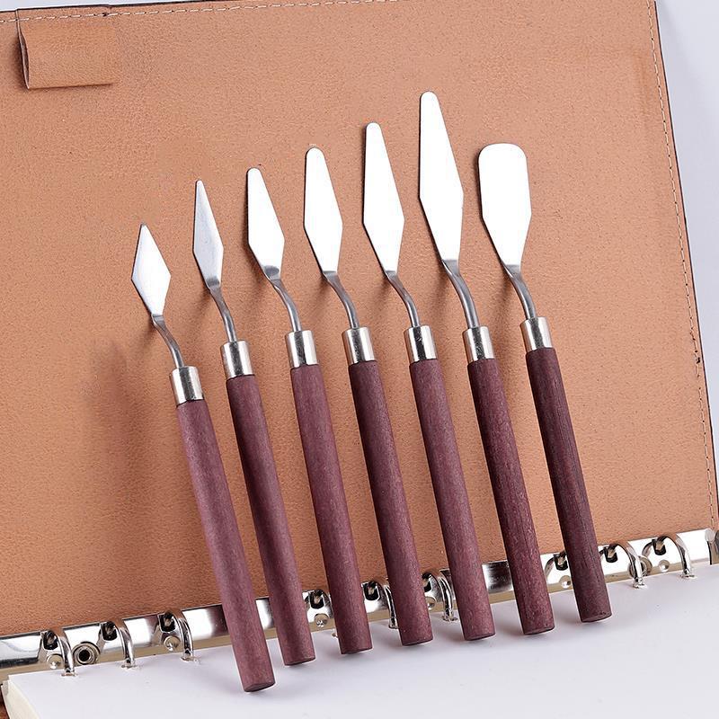 Stainless Steel Oil Painting Scraper Set Artist Palette Knife