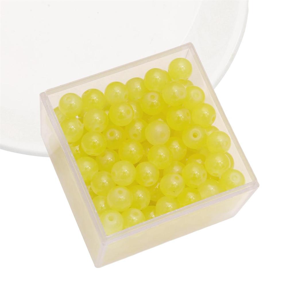 50-135 szt. Kryształowych szklanych koralików, galaretkowych, jednolitych kolorowych, imitujących kamień jadeitu, luźne koraliki dystansowe do wyrobu biżuterii