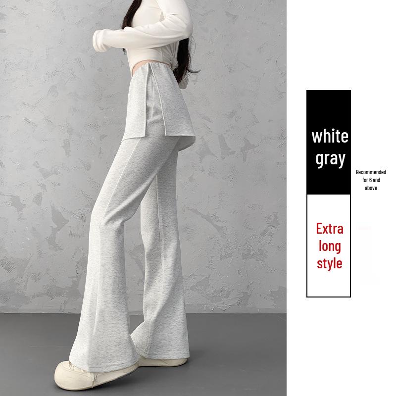 

Women s High-Waist Flare Pants: Versatile Slimming Sweatpants for Spring & Autumn Small