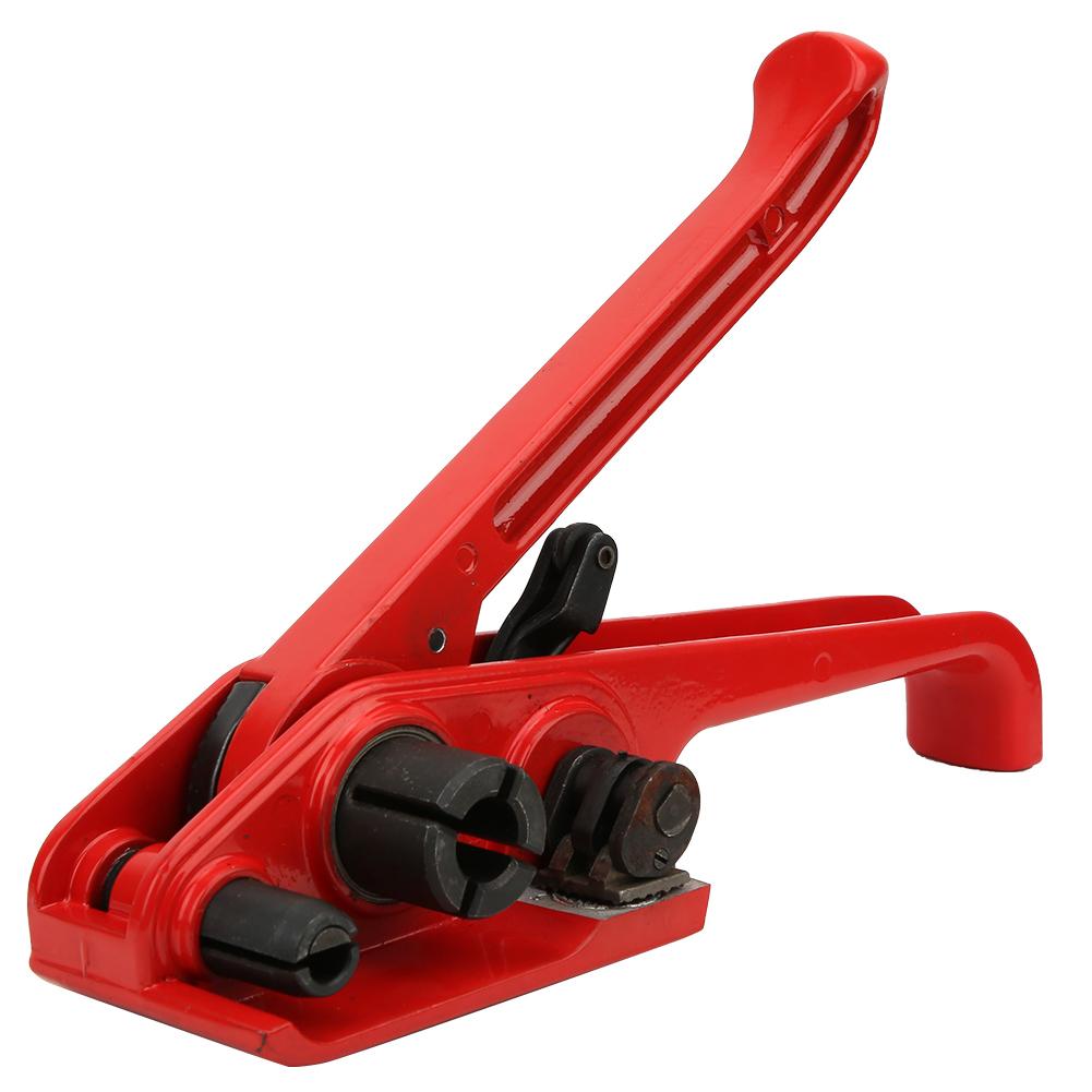 

Manual Tape Strapping Tensioner Red Slless Combination Tool Binding Tool for 16~19mm PET/PP Tape