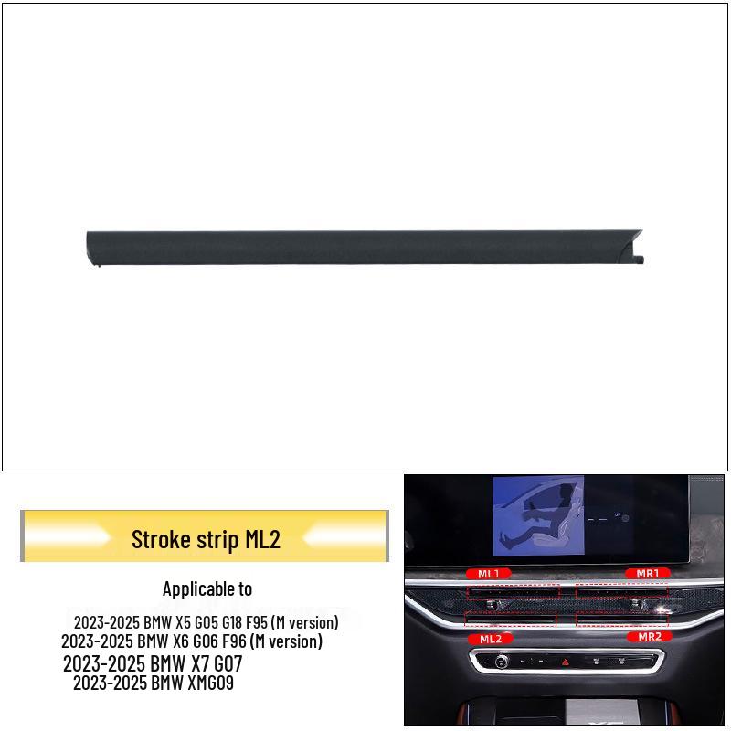 BMW X5/X6/X7 Air Vent Repair Kit: Adjustment Knob Shaft & Panel Frame