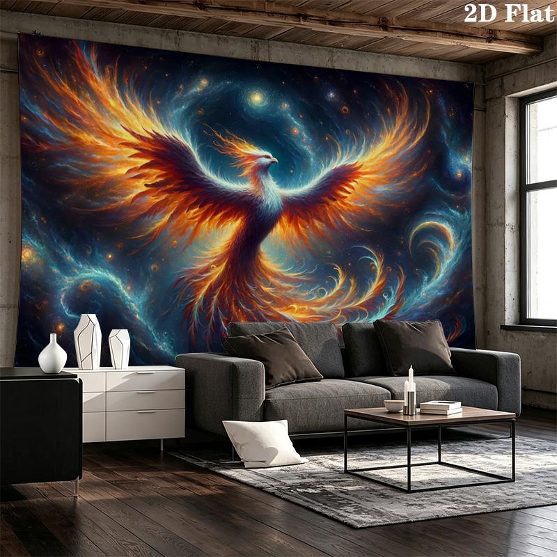 Cosmic Phoenix Pattern Home Decor Tapestry, Wall Hanging, Decorative RV Wall Cloth.MGT0918555
