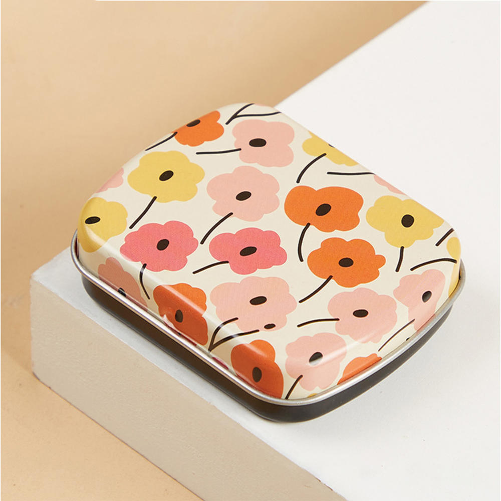 Mini kovová plechová krabička s panty a víčkem, Prázdné plechovky, Malý úložný prostor na sladkosti, Krabičky na sbírky šperků, Domácí organizér