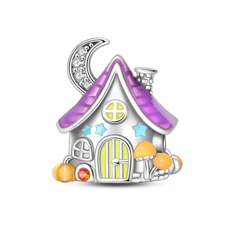 925  Silver Shiny Love Bear Rabbit Butterfly Cat Beads Suitable for Al Bracelet Pendant Women's Jewelry