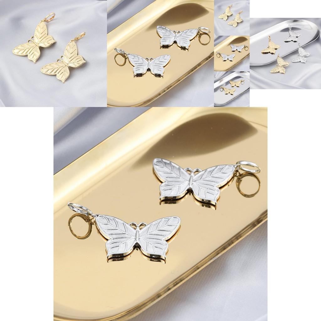 Chic European And American Style Alloy Butterfly Earrings Summer Fashion