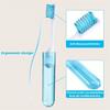 10pcs Travel Portable Folding Toothbrush Super Soft Bristle Toothbrush Fold Camping Hiking Outdoor Easy To Take Teethbrush