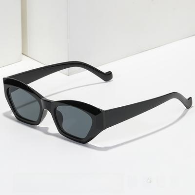 Occhiali da Sole Vintage Cat Eye da Donna Montatura Piccola Irregolare Protezione UV400 Occhiali Moda Street Style