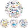 50pc Pvc Stickers Removable Waterproof For Laptop/suitcase/case/skateboard/bike