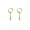 Boucle Long Mot Unisexe Zoro One Piece Périphérique Mode Personnalisée Boucle d'Oreille Pendant