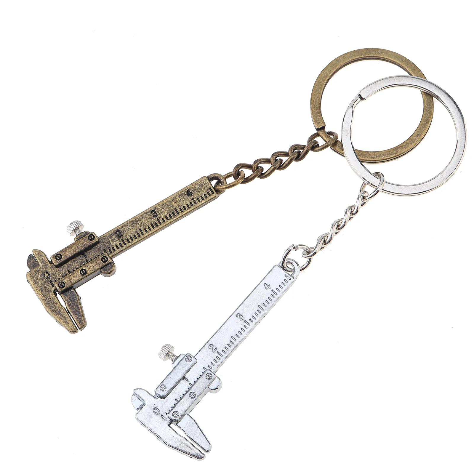 

40 мм Металлический Портативный Мини Штангенциркуль с Цепочкой Брелок и Точностью Измерения 1 мм Аксессуары для Штангенциркуля Брелок