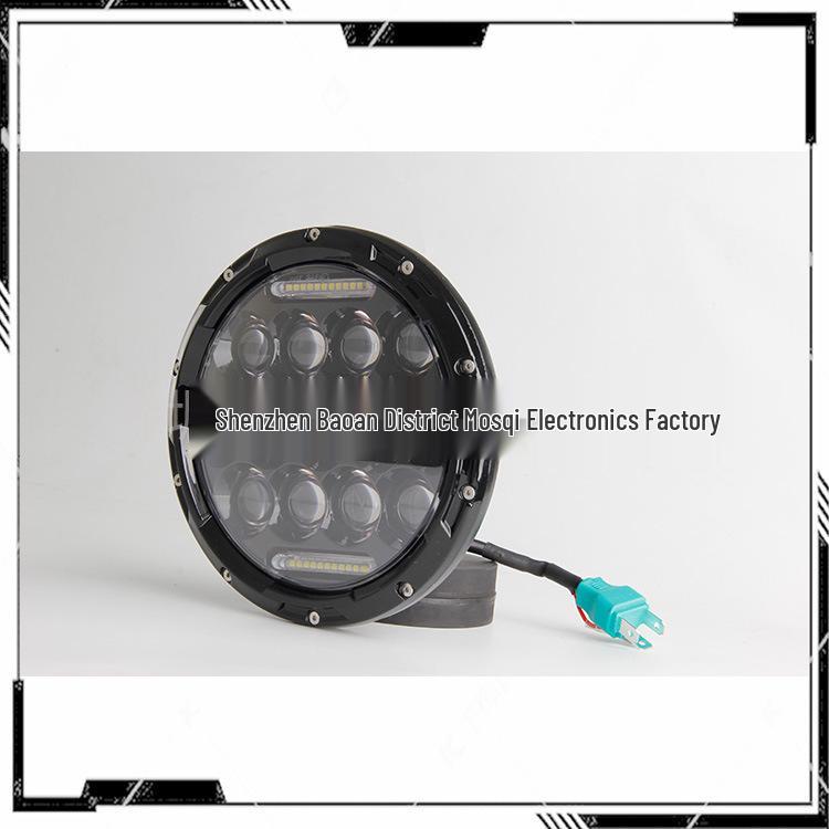 Harley Wrangler 7-inch 75W LED Headlight with DRL and High/Low Beam