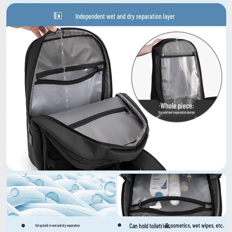 VICTORIATOURIST Anti-theft Business Travel Laptop Backpack with USB Charging