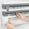 1 Pcs Kitchen Tools Cling Film Tissue Holder Sliding Knife Cutter Aluminum Foil Barbecue Cutting Box Towel Storage Racks