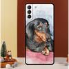 Cartoon Dachshund Sausage Dog Case For Samsung Galaxy S24 S26 Ultra S22 S23 S25 Ultra S20 S21 Plus S10 S25 FE Cover Funda